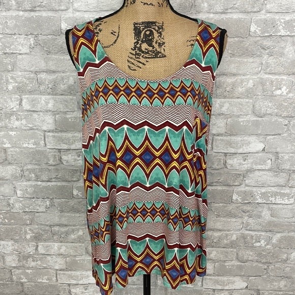 American Rags Print Tank - Picture 1 of 5